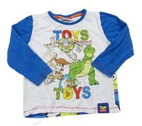 Bílo-modré triko s Toy Story zn. Tu