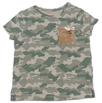 Army tričko s kapsou s překápěcími flitry zn. F&F
