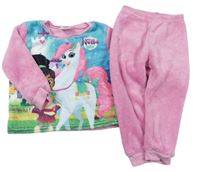 Růžové chlupaté pyžamo s Nellou zn. M&Co.