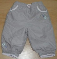 Béžové šusťákové kalhoty s podšívkou zn. Debenhams