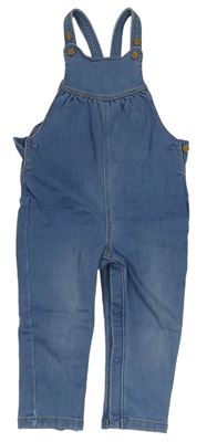 Modré teplákové riflové laclové kalhoty zn. M&S