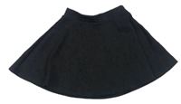 Černá vzorovaná sukně zn. F&F