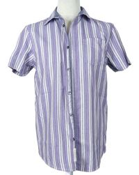 Pánská fialová proužkovaná košile zn. RJR vel. 15,5