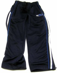 Modré sportovní kalhoty s nápisem zn. REBEL