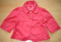 Růžový plátěný kabátek zn .Debenhams
