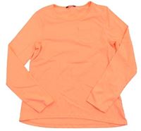 Neonově oranžové triko s kapsou zn. George