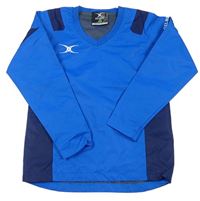 Cobaltově modro-tmavomodrá šusťáková funkční sportovní bunda zn. GILBERT