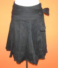 Dámská černá plátěná sukně zn. New Look