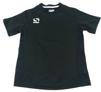 Černo-bílé funkční tričko s nápisem zn. Sondico
