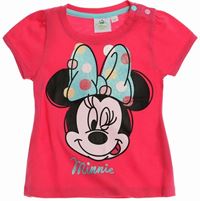 Nové - Tmavorůžové tričko s Minnie zn. Disney
