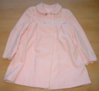 Růžový sametový kabátek