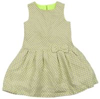 Šedo-zelené puntíkované šaty zn. Palomino