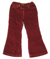 Červené manžestrové kalhotxy zn.M&Co