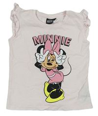 Světlerůžové tričko s Minnie