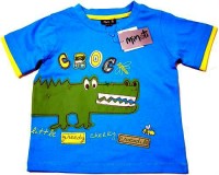 Outlet - Modré tričko s krokodýlem zn. Minoti