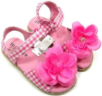 Outlet - Růžové sandálky s kytičkou zn. Next vel. 23