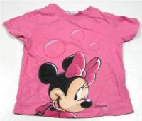 Růžové tričko s Minií zn.Disney