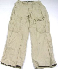 Béžové plátěné kalhoty zn. Cherokee