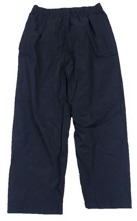 Tmavomodré šusťákové voděodolné kalhoty zn. Peter Storm