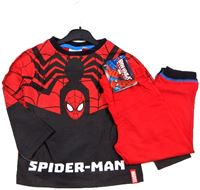 Nové - Červeno-černé pyžamo se Spider-manem zn. Marvel 