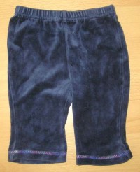 Tmavomodré sametové kalhoty zn. Cherokee