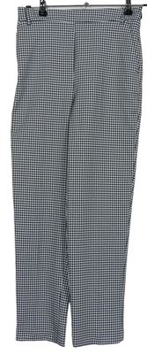 Dámské černo-bílé kostičkované kalhoty zn. Primark 