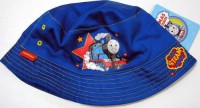 Outlet - Modrý plátěný klobouček s Thomasem