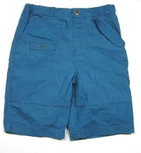 Modré 3/4 plátěné kalhoty zn. Mini Mode