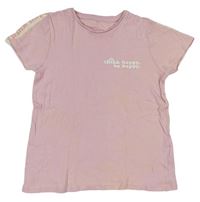 Růžové tričko s nápisem zn. George