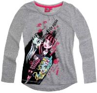 Nové - Šedé triko s Monster High 