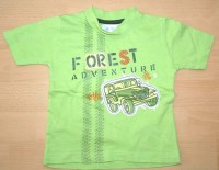 Zelené tričko s autíčkem zn. Early Days