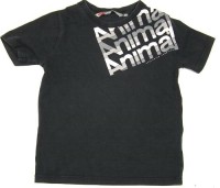 Tmavomodré tričko s nápisy zn. Animal
