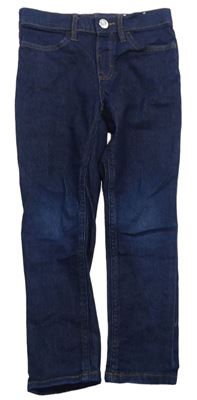 Tmavomodré elastické skinny džíny zn. H&M