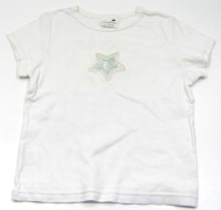 Bílé tričko s hvězdičkou zn. Ladybird