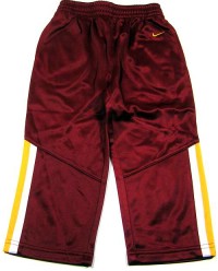 Outlet - Vínové sportovní kalhoty s proužky zn. Nike