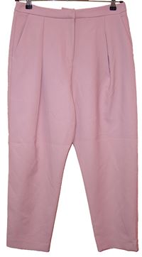 Dámské růžové společenské kalhoty 