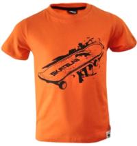 Outlet - Oranžové tričko s potiskem zn. Skatelab