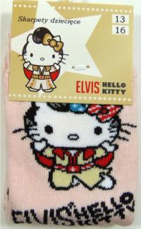 Nové - Světlerůžové ponožky s Kitty zn. Sanrio vel. 19-22