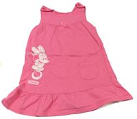 Růžové teplákové šaty s Minnie zn. Disney