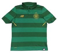 Zelené pruhované fotbalové tričko - Celtic zn. New Look