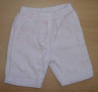 Růžové froté oteplené kalhoty zn. Mothercare