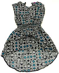 Bílo-černo-modrozelené vzorované šaty zn. F&F