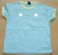 Světlemodré tričko s hvězdičkami zn. Gap