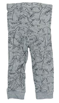 Šedé pyžamové kalhoty s dinosaury zn. Tu