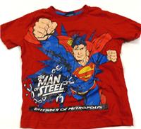 Červené tričko se Supermanem zn. F&F 
