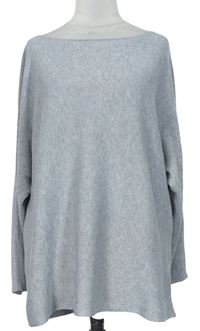 Dámský šedý volný svetr zn. H&M