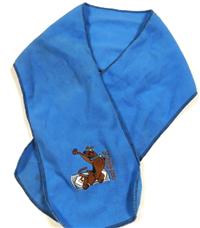 Modrá fleecová šála se Scooby Doo vel.116-128