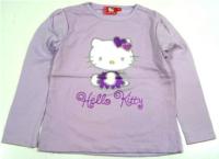 Outlet - Fialové triko s Kitty 