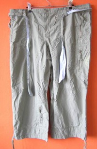 Dámské khaki plátěné 7/8 kalhoty zn. Old Navy