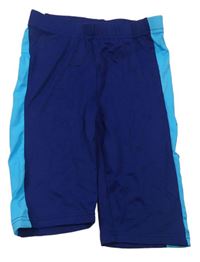 Tmavomodro-azurové nohavičkové plavky zn. Toptex